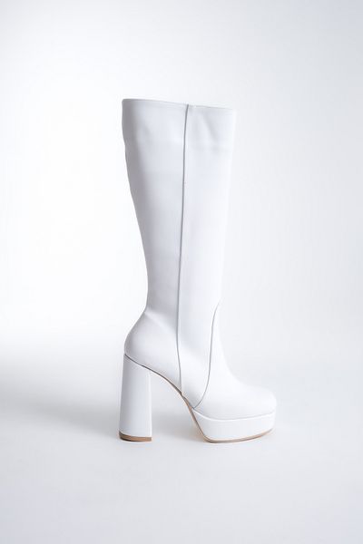 Shoesers Cizme de damă cu toc cu platformă înaltă cu design special