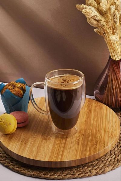 Perotti Double Wall Double Walled Glass Mug 450 ml 15540