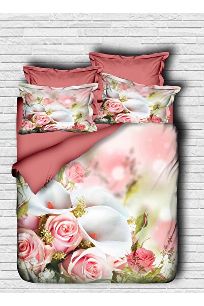 Fabeteks Flower Bunch Rose Double Duvet Cover Set