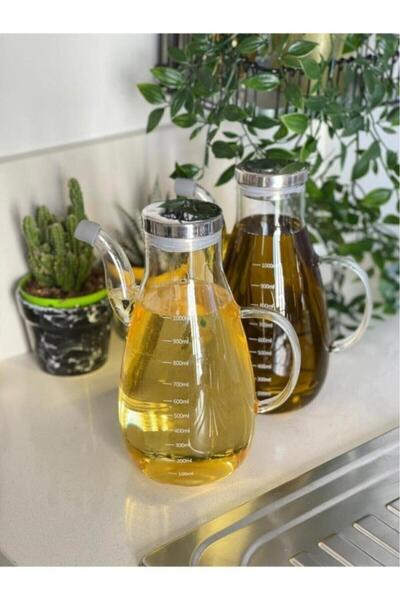 AROW 2'li Cam Borosilikat Yağlık Sirkelik 1000ml