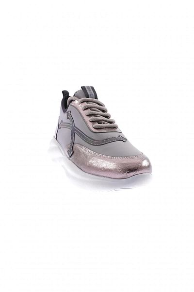 DGN Pantofi de damă cu talpă groasă cu șireturi Platinum 3223137