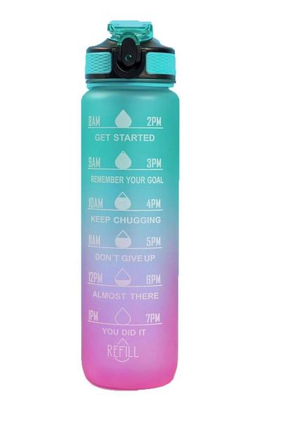 Kapris H2o Tritan Water Bottle Green 1 Liter 75569