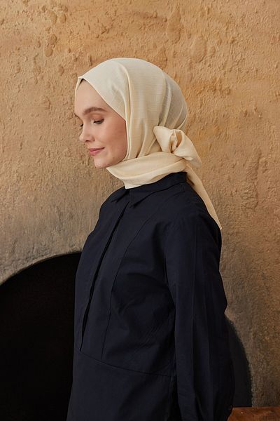 Modakaşmir Şal moale din seria Jacquard cu model cutie