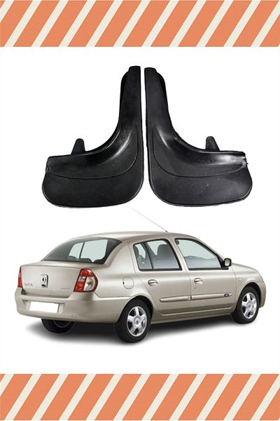 FİXFLEX Renault Clio 2 2-Piece Dust Cover Mudguard Mudflap