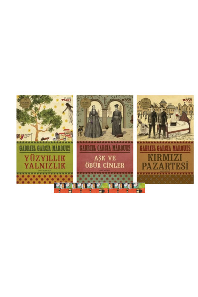 Can Yayınları Gabriel García Márquez-YÜZYILLIK YALNIZLIK ,AŞK VE ÖBÜR CİNLER,...