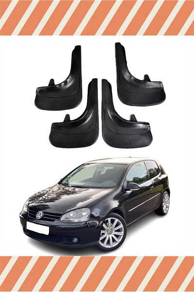 FİXFLEX Volswagen Golf 5 4-Piece Dust Cover Mudguard Mudflap