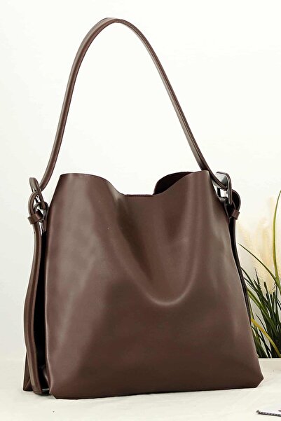 Bipanya Lukaku Içi Süet Kemerli Kadın Omuz Çantası Bp-4711o