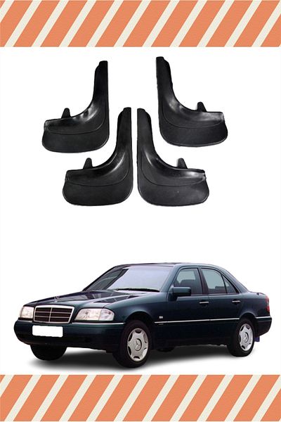 Heda Tex Hg Mercedes C 4-Piece Dust Cover Mudguard Mudflap