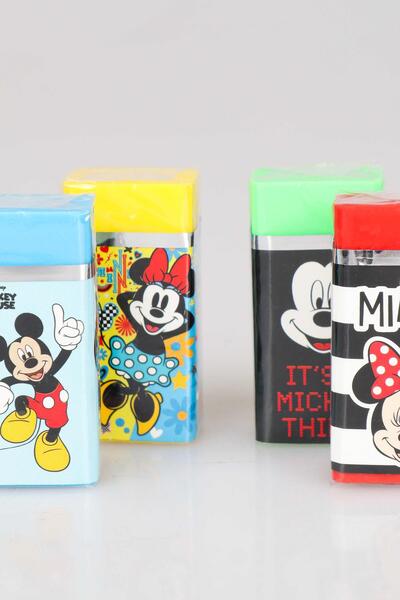 Minnie Mouse DEKOMMUS İLE LİSANSLI MINNIE MOUSE 2'Lİ SİLGİ