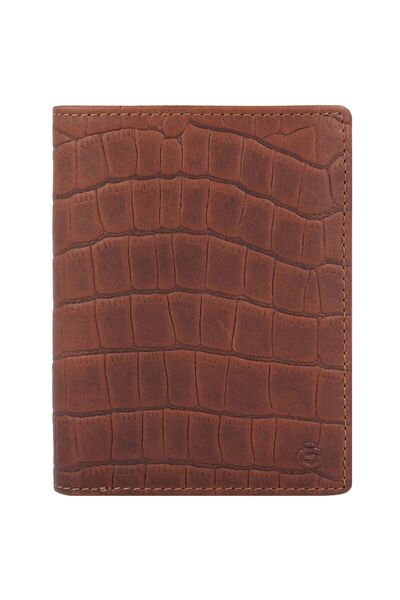 Esquire Croco Geldbörse RFID Schutz Leder 10 cm