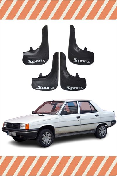 FİXFLEX Renault Broadway Sports Written 4-Piece Gaiter Mudflap