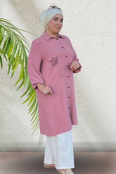 Ferace Hijab Tunic - Large Size, Women's Ayrobin Fabric