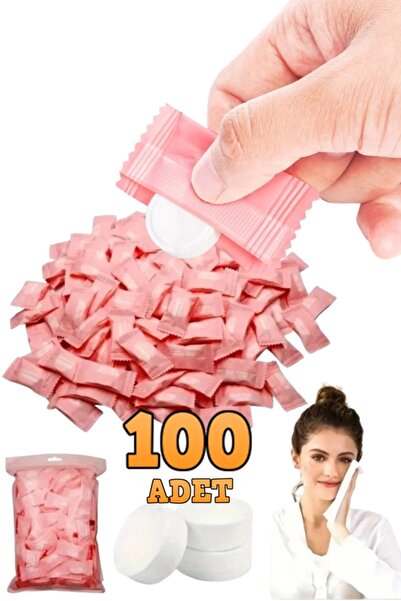 xolo Pratik ve Taşınabilir Mini Tablet Havlu Genel Temizlik için Sıkıştırılmış Kağıt Havlu 100 Adet