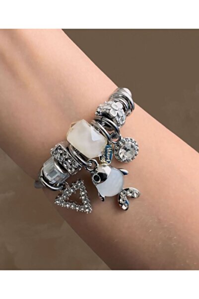 Çelik charm bileklik