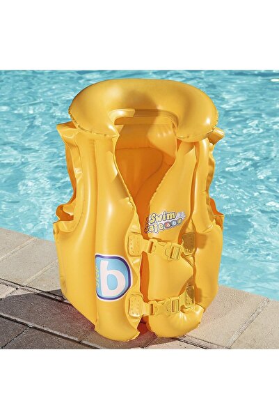 BESTWAY 32034 Can Yeleği Sarı 51 x 46 Cm