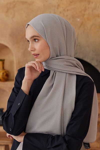 Modakaşmir Şal moale din seria Jacquard cu model în zig-zag