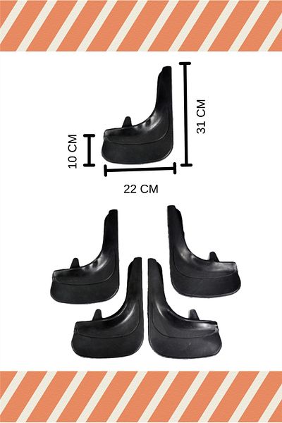 NOVDES Yb Toyota Carina 4-Piece Dust Cover Mudguard Mudflap