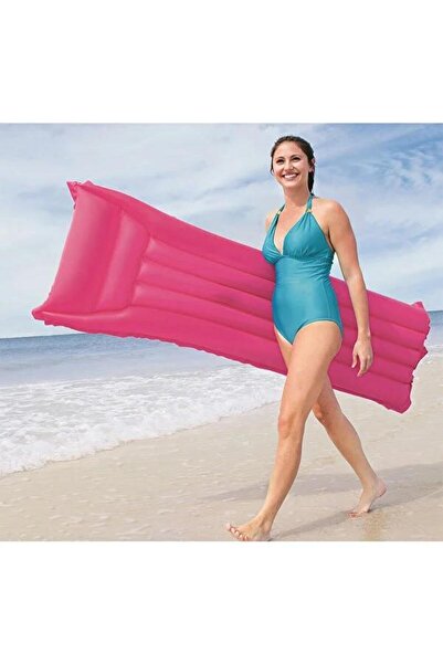 BESTWAY Pembe Şişme Deniz Yatağı 183X69CM Havuz Yatağı 44007