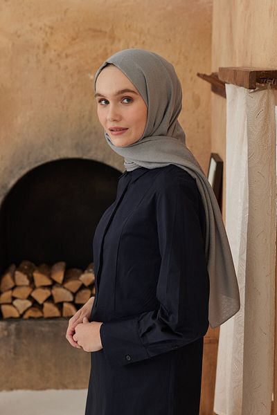 Modakaşmir Şal moale din seria Jacquard cu model de inele