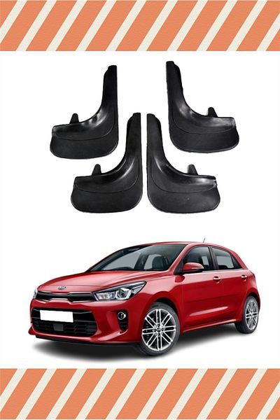 FİXFLEX Kia Rio 20016-2020 4-Piece Dust Cover Mudguard Mudflap