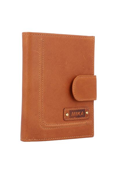 Mika Lederwaren Wallet Leather 10 cm