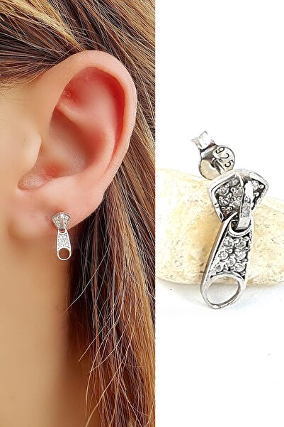 OSESHOP Pırlanta Parlaklığında Zirkon Taşlı 925ayar Gümüş Minimal Tasarım İta...