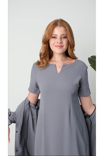 Butik10 Crepe Ferace Suit Please Issue Dimensions!