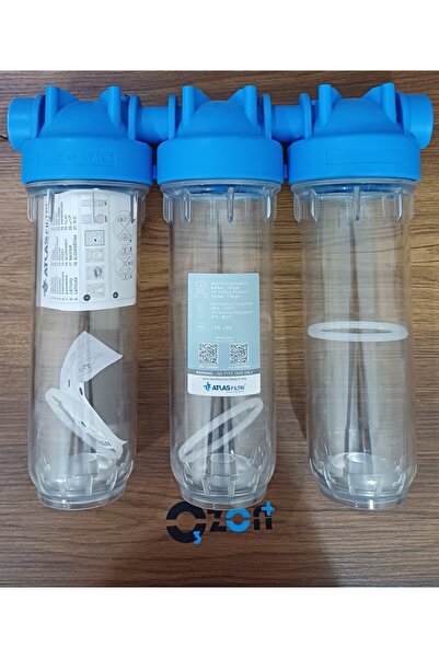 Atlas 10'' Housing 3'Lü Su Arıtma Filtresi