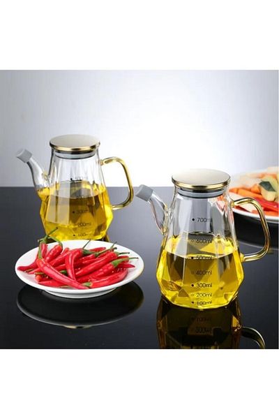 Kapris 2-Pack Glass Borosilicate Oil Vinegar 900ml 009
