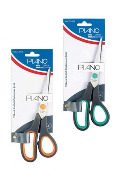 Piano Office Scissors Medium Size - 1 Piece 21 Cm