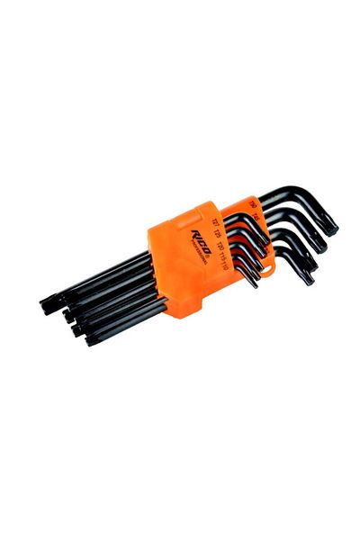 Rico Rc0207 Vacuum Torx Long Allen Key Set 9 Pieces T10-T50