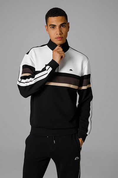 Ellesse Мъжки суитшърт с половин цип EM215-BK