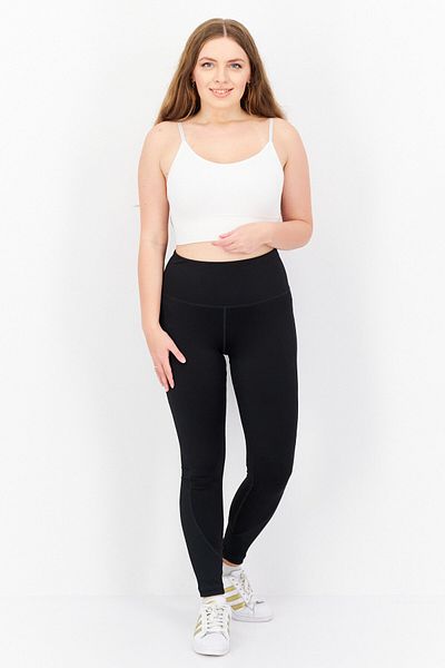 Reebok Women Sportswear Fit Brand Logo Training Tight, Black