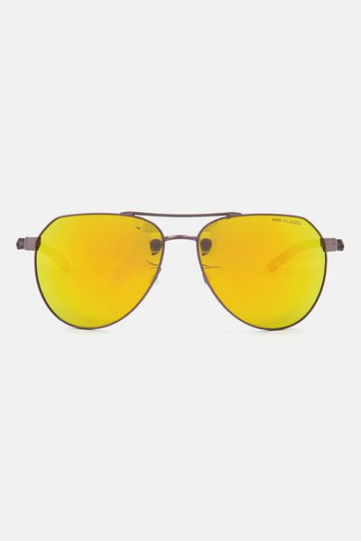Nike Men Dq0922 Aviator Sunglasses, Metal Grey