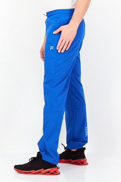 Fila Men Sportswear Fit Brand Logo Training Track Pant, Blue