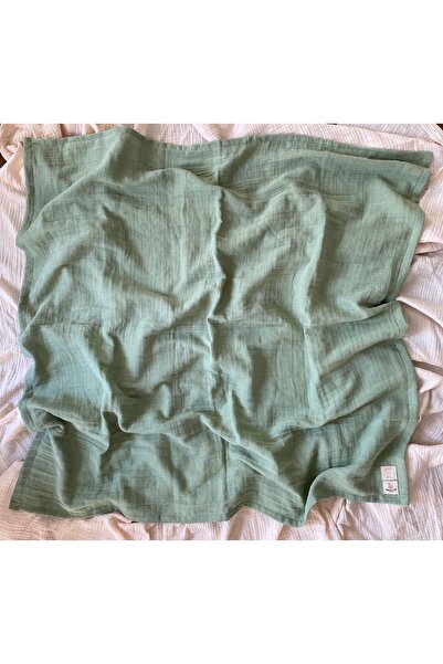 ToprikoKids Dino Çift Kat Müslin Örtü