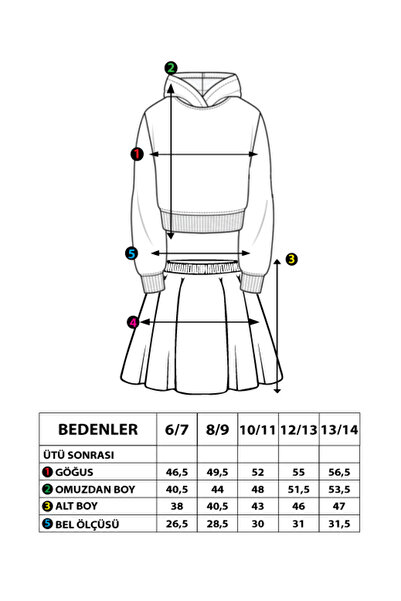 Toontoy Girl's Printed Skirt Suit