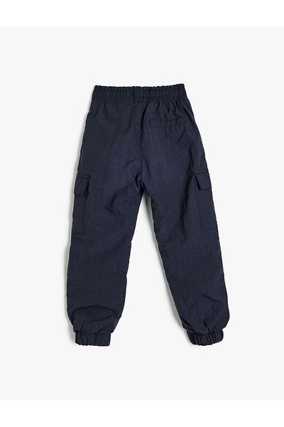 Koton Elastic Waist Jogger Cargo Pants - Pocket Detailed
