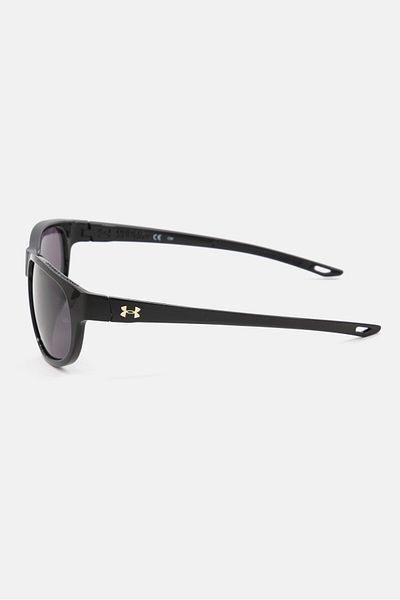 Under Armour نظارة شمسية UA INTENSITY Aviator للنساء، باللون الأسود