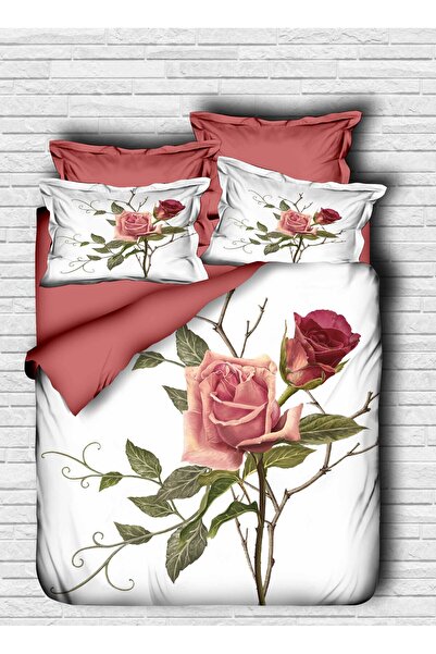 Fabeteks Rose and Thorn 3D Double Duvet Cover Set