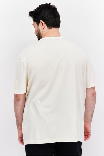 Reebok Men Sportswear Fit Training T-Shirt, Beige