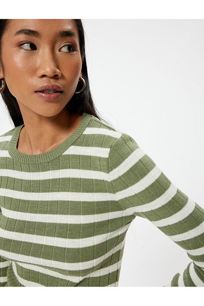 Koton Long Sleeve Round Neck Knitwear Sweater