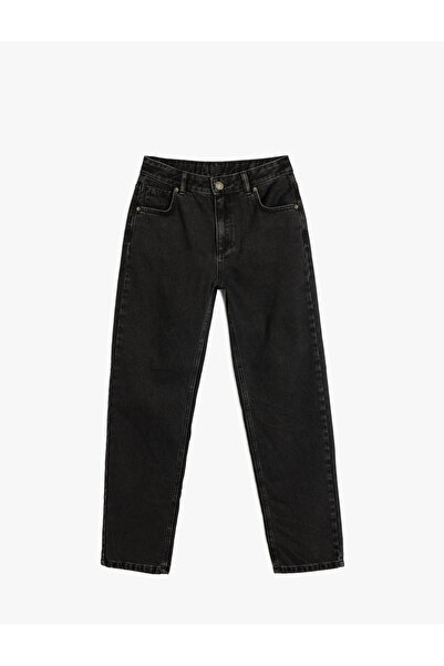 Koton Kot Pantolon Düğme Detaylı Cepli Pamuklu