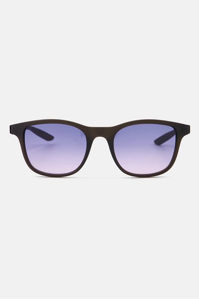 Nike Men Nkdv6956 Rectangular Sunglasses, Black