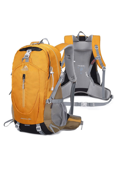 Go Veform Outdoor Kamp ve Yürüyüş Sırt Çantası (38  Litre Kapasiteli) Hardal ...