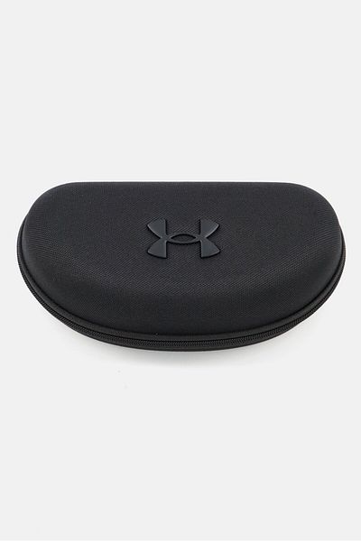Under Armour نظارة شمسية رياضية Ua Rumble/f للرجال، باللون الأسود