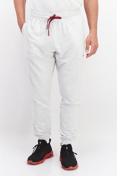 Kenneth Cole Men Brand Logo Pull On Jogger Pants, Grey