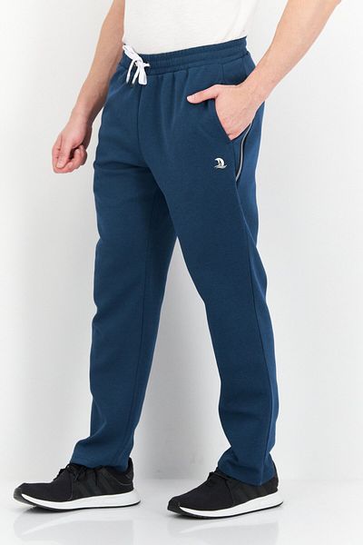 Nordland Men Regular Fit Brand Logo Jogger Pants, Teal Blue