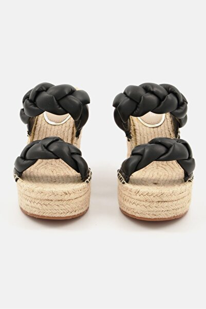 Kenneth Cole Women Medium Slip On Wedge Sandal, Black