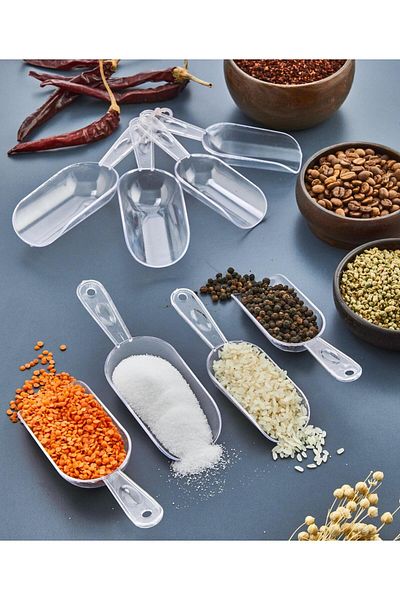 Dem Home 12 Pack Food Measurement Shovel Flour, Sugar, Spice, Pulses, Detergent Measurement Shovel